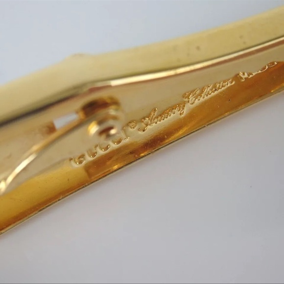 Authentic GUCCI Cufflinks and Neck Tie Pin Set - Picture 5 of 8